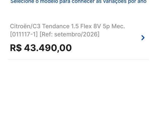 CITROËN-C3-1.5 TENDANCE 8V FLEX 4P MANUAL CITROËN-C3-2016