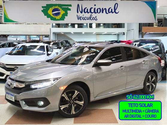 HONDA CIVIC 1.5 16V TURBO GASOLINA TOURING 4P CVT
