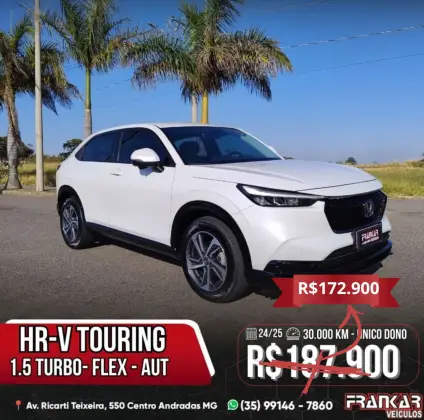 HONDA HR-V 1.5 DI I-VTEC TURBO FLEX TOURING CVT