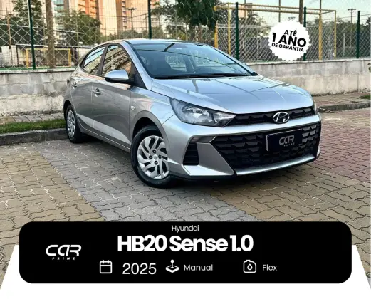 HYUNDAI HB20 1.0 12V FLEX SENSE PLUS MANUAL