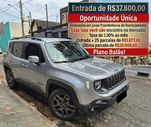 JEEP RENEGADE 2.0 16V TURBO DIESEL LONGITUDE 4P 4X4 AUTOMÁTICO