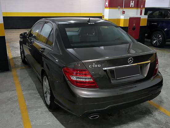 MERCEDES-BENZ-C 180-1.6 CGI SPORT 16V TURBO GASOLINA 4P AUTOMÁTICO MERCEDES-BENZ-C 180-2012