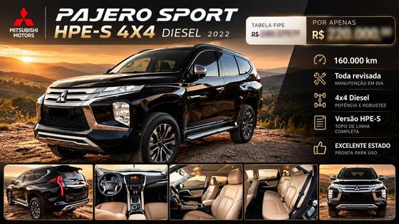 MITSUBISHI PAJERO SPORT 2.4 16V MIVEC TURBO DIESEL HPE-S AWD AUTOMÁTICO