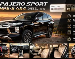 MITSUBISHI PAJERO SPORT 2.4 16V MIVEC TURBO DIESEL HPE-S AWD AUTOMÁTICO MITSUBISHI PAJERO SPORT 2.4 16V MIVEC TURBO DIESEL HPE-S AWD AUTOMÁTICO