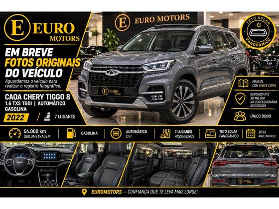CAOA CHERY TIGGO 8 1.6 TGDI GASOLINA TXS DCT