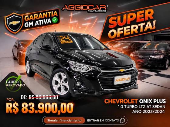 CHEVROLET ONIX 1.0 TURBO FLEX PLUS LTZ AUTOMÁTICO