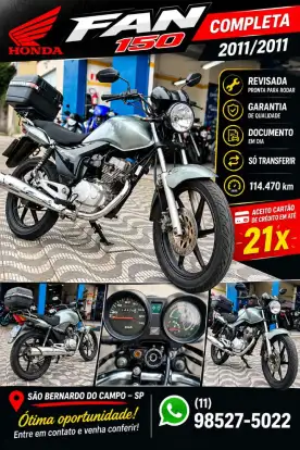 HONDA-CG 150 FAN ESI-2011