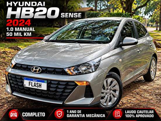 HYUNDAI-HB20-1.0 12V FLEX SENSE MANUAL HYUNDAI-HB20-2023