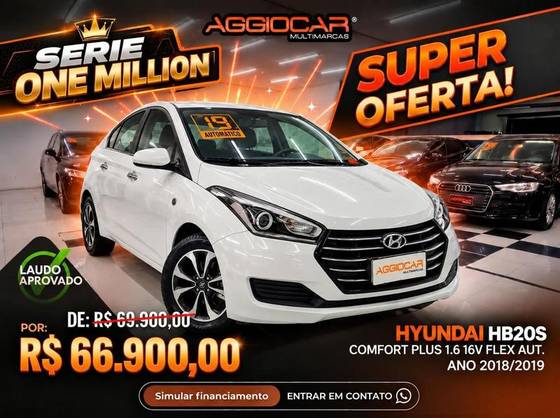 HYUNDAI HB20S 1.6 1 MILLION 16V FLEX 4P AUTOMÁTICO