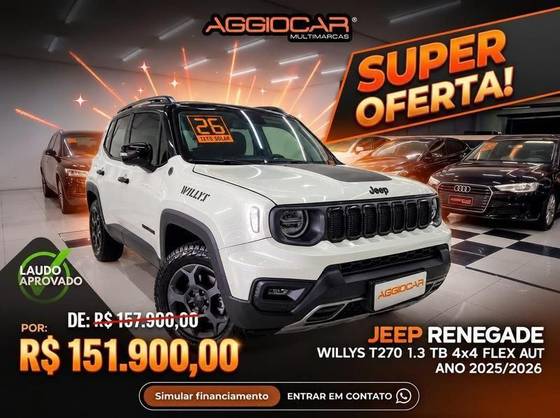 JEEP RENEGADE 1.3 T270 TURBO FLEX WILLYS 4X4 AT9