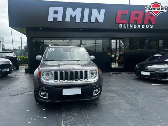 JEEP-RENEGADE-1.8 16V FLEX LIMITED 4P AUTOMÁTICO JEEP-RENEGADE-2018