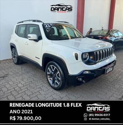 JEEP RENEGADE 1.8 16V FLEX LONGITUDE 4P AUTOMÁTICO