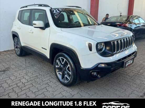 JEEP-RENEGADE-1.8 16V FLEX LONGITUDE 4P AUTOMÁTICO JEEP-RENEGADE-2021