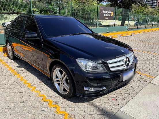 MERCEDES-BENZ-C 200-1.8 CGI TURBO SPORT 16V GASOLINA 4P AUTOMÁTICO MERCEDES-BENZ-C 200-2014