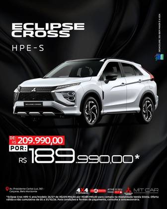 MITSUBISHI ECLIPSE CROSS 1.5 MIVEC TURBO GASOLINA HPE-S CVT