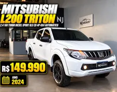 MITSUBISHI L200 TRITON 2.4 16V TURBO DIESEL SPORT GLS CD 4P 4X4 AUTOMÁTICO MITSUBISHI L200 TRITON 2.4 16V TURBO DIESEL SPORT GLS CD 4P 4X4 AUTOMÁTICO