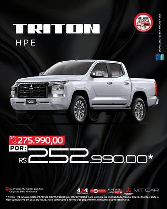 MITSUBISHI TRITON 2.4 BITURBO DIESEL CD HPE 4X4 AUTOMÁTICO