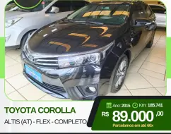 TOYOTA COROLLA 2.0 ALTIS 16V FLEX 4P AUTOMÁTICO TOYOTA COROLLA 2.0 ALTIS 16V FLEX 4P AUTOMÁTICO