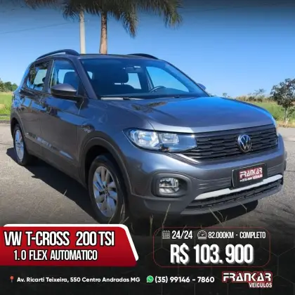 VOLKSWAGEN T-CROSS 1.0 200 TSI TOTAL FLEX AUTOMÁTICO
