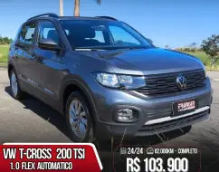 VOLKSWAGEN T-CROSS 1.0 200 TSI TOTAL FLEX AUTOMÁTICO VOLKSWAGEN T-CROSS 1.0 200 TSI TOTAL FLEX AUTOMÁTICO