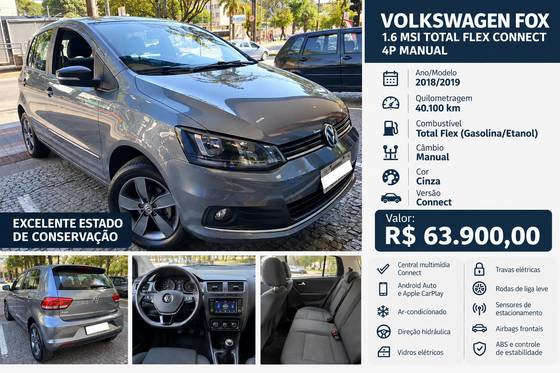 VOLKSWAGEN FOX 1.6 MSI TOTAL FLEX CONNECT 4P MANUAL
