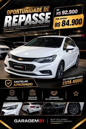CHEVROLET CRUZE 1.4 TURBO LTZ 16V FLEX 4P AUTOMÁTICO
