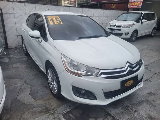 CITROËN-C4 LOUNGE-1.6 TENDANCE 16V TURBO FLEX 4P AUTOMÁTICO CITROËN-C4 LOUNGE-2015