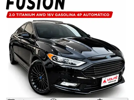FORD-FUSION-2.0 TITANIUM AWD 16V GASOLINA 4P AUTOMÁTICO FORD-FUSION-2017