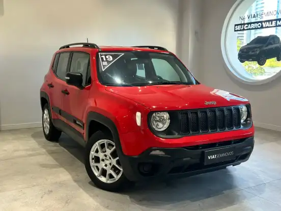 JEEP-RENEGADE-1.8 16V FLEX SPORT 4P AUTOMÁTICO JEEP-RENEGADE-2019