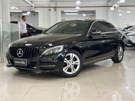 MERCEDES-BENZ-C 180-1.6 CGI EXCLUSIVE 16V TURBO GASOLINA 4P AUTOMÁTICO MERCEDES-BENZ-C 180-2015