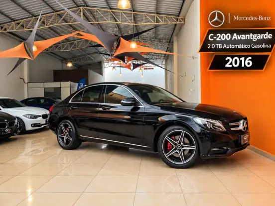 MERCEDES-BENZ-C 200-2.0 CGI AVANTGARDE 16V GASOLINA 4P AUTOMÁTICO MERCEDES-BENZ-C 200-2016