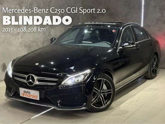 MERCEDES-BENZ-C 250-2.0 CGI SPORT TURBO 16V GASOLINA 4P AUTOMÁTICO MERCEDES-BENZ-C 250-2015