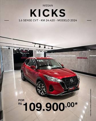 NISSAN KICKS 1.6 16V FLEXSTART SENSE XTRONIC
