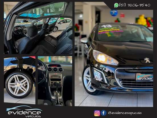 PEUGEOT-308-2.0 ALLURE 16V FLEX 4P AUTOMÁTICO PEUGEOT-308-2013