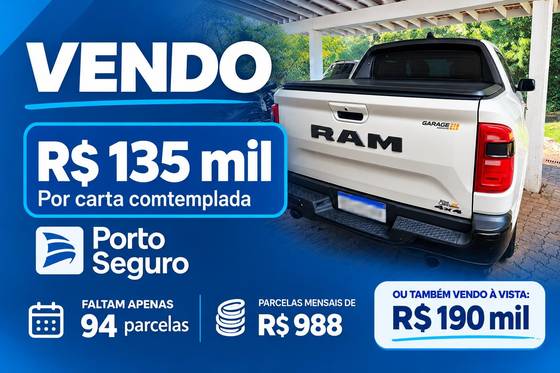 RAM RAMPAGE 2.0 HURRICANE 4 TURBO GASOLINA R/T 4X4 AUTOMÁTICO