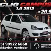 RENAULT CLIO 1.0 CAMPUS 16V FLEX 2P MANUAL RENAULT CLIO 1.0 CAMPUS 16V FLEX 2P MANUAL