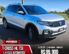 VOLKSWAGEN T-CROSS 1.4 250 TSI TOTAL FLEX HIGHLINE AUTOMÁTICO VOLKSWAGEN T-CROSS 1.4 250 TSI TOTAL FLEX HIGHLINE AUTOMÁTICO
