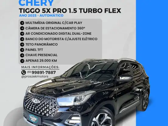 CAOA CHERY-TIGGO 5x-1.5 VVT TURBO iFLEX SPORT CVT CAOA CHERY-TIGGO 5x-2024