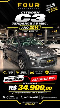 CITROËN C3 1.5 TENDANCE 8V FLEX 4P MANUAL