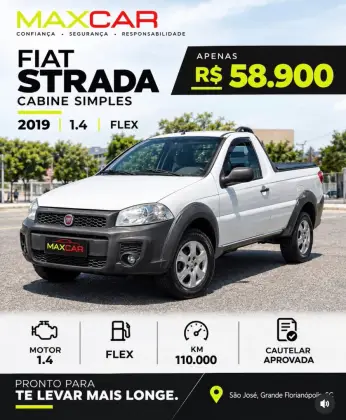 FIAT STRADA 1.4 MPI WORKING CS 8V FLEX 2P MANUAL
