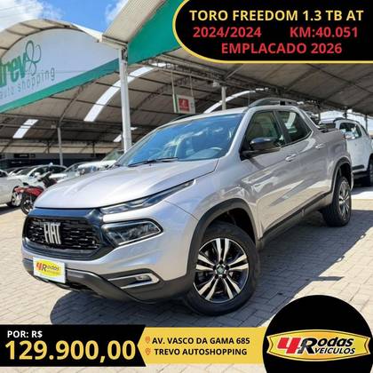 FIAT TORO 1.3 TURBO 270 FLEX FREEDOM AT6