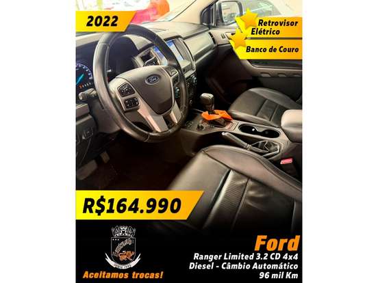 FORD-RANGER-3.2 LIMITED 4X4 CD 20V DIESEL 4P AUTOMÁTICO FORD-RANGER-2021