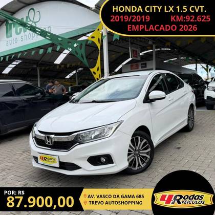 HONDA CITY 1.5 LX 16V FLEX 4P AUTOMÁTICO