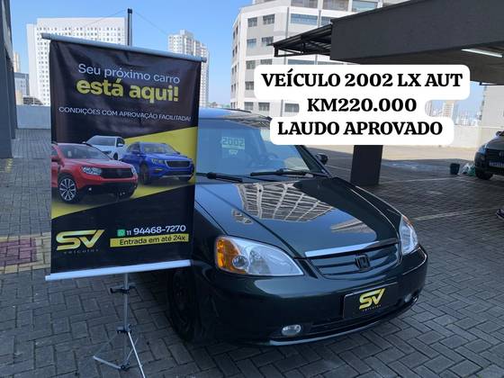 HONDA CIVIC 1.7 LX 16V GASOLINA 4P AUTOMÁTICO