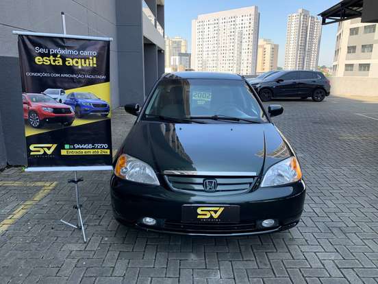 HONDA-CIVIC-1.7 LX 16V GASOLINA 4P AUTOMÁTICO HONDA-CIVIC-2002