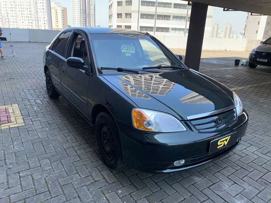 HONDA-CIVIC-1.7 LX 16V GASOLINA 4P AUTOMÁTICO HONDA-CIVIC-2002