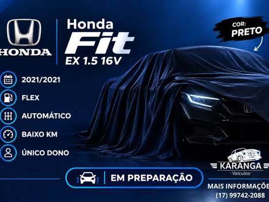 HONDA-FIT-1.5 EX 16V FLEX 4P AUTOMÁTICO HONDA-FIT-2021
