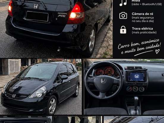 HONDA-FIT-1.4 LX 8V GASOLINA 4P AUTOMÁTICO HONDA-FIT-2006