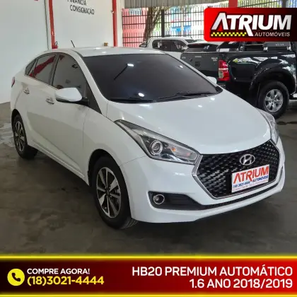 HYUNDAI HB20S 1.6 PREMIUM 16V FLEX 4P AUTOMÁTICO