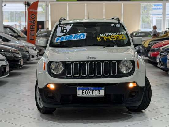 JEEP-RENEGADE-1.8 16V FLEX LONGITUDE 4P AUTOMÁTICO JEEP-RENEGADE-2016